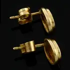 9ct gold opal stud earrings
