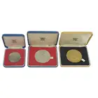 Elizabeth II, Silver Jubilee & Coronation medals (3)