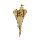 9ct gold articulated concord pendant