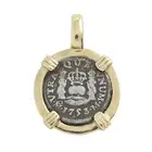 Facsimile coin pendant