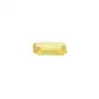 Rectangular-shape yellow sapphire, 1.30ct