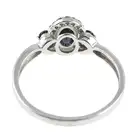 9ct gold sapphire & diamond dress ring