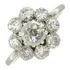 Diamond cluster ring