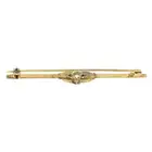 Early 20th century diamond bar brooch