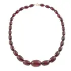 Graduated plastic bead necklace