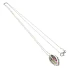 18ct gold ruby & diamond pendant, with chain