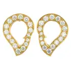 18ct gold diamond stud earrings