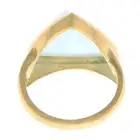 9ct gold aquamarine cocktail ring