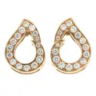 18ct gold diamond stud earrings