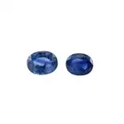 Two oval-shape sapphires, 2.55ct