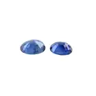Two oval-shape sapphires, 2.55ct