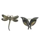 Two 20th century enamel brooches