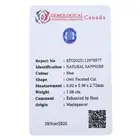 Oval-shape sapphire, 1.06ct