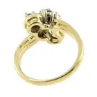 18ct gold diamond cluster ring
