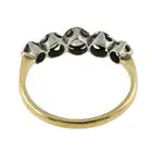 Diamond five-stone ring