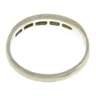 Diamond half eternity ring