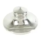 Edwardian silver mounted inkwell 