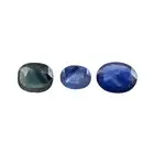 Three vari-shape sapphires, 4.54ct