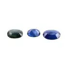 Three vari-shape sapphires, 4.54ct