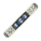 Mid 20th century sapphire & diamond eternity ring
