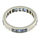 Mid 20th century sapphire & diamond eternity ring