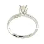 Diamond single-stone ring
