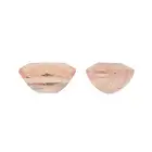 Two rectangular-shape morganites, 27.66ct