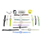 Eighteen Swatch watches