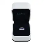 Sapphire and diamond eternity ring, by Bucherer