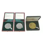 Charles, Prince of Wales, two silver medals & one bronze-gilt (3)