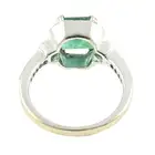 Emerald & diamond dress ring