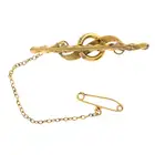 Late Victorian 15ct gold gem brooch