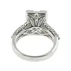 18ct gold diamond cluster dress ring