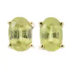 Sphene stud earrings