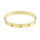 18ct gold 'Love' bangle, by Cartier