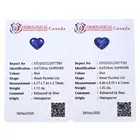 Two heart-shape sapphires, 2.74ct