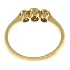 Mid 20th century diamond three-stone ring