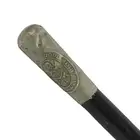 Silver topped walking cane and one other