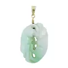 Carved jade pendant