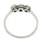 Mid 20th century diamond three-stone ring