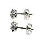 Diamond cluster stud earrings