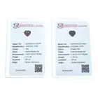 Two heart-shape rubies, 2.18ct