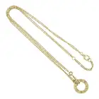 18ct gold two diamond 'Love' necklace, by Cartier