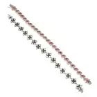 Two gem-set bracelets