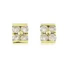 18ct gold diamond stud earrings