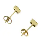 18ct gold diamond stud earrings