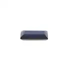 Rectangular-shape sapphire, 3.10ct. With report
