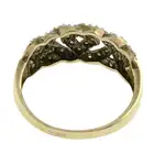9ct gold diamond dress ring