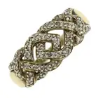 9ct gold diamond dress ring