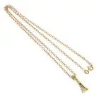 18ct gold diamond pendant, with 9ct gold chain